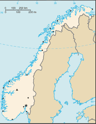 000 Norvegjia Harta
