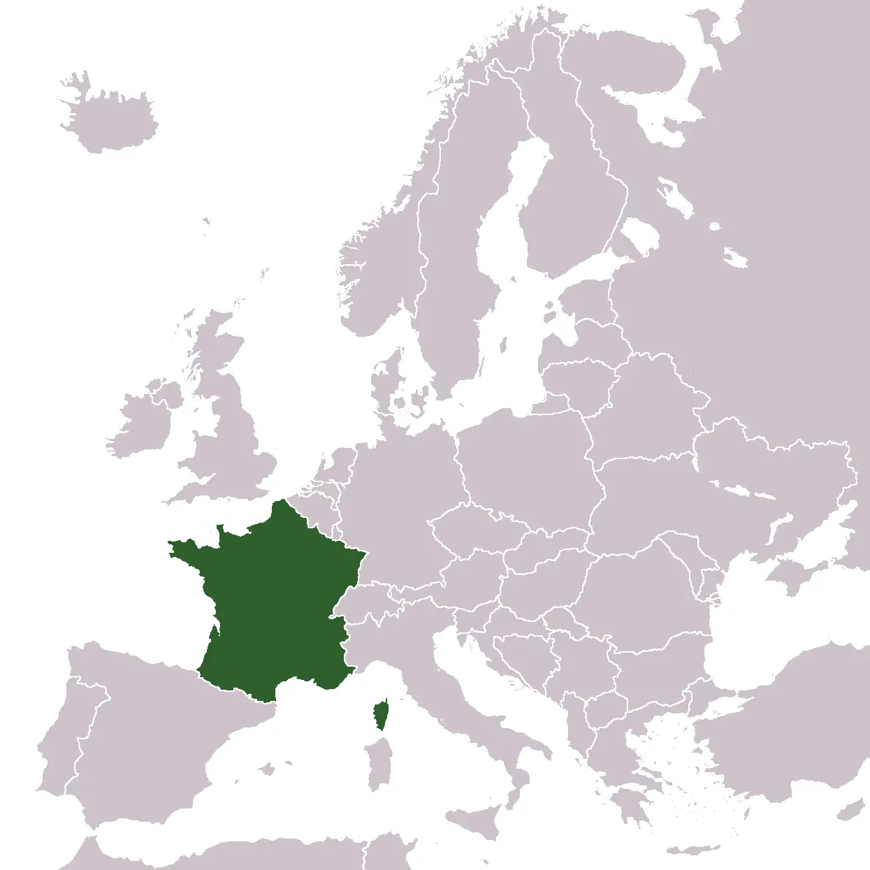 Europe Location France Mapsofnet