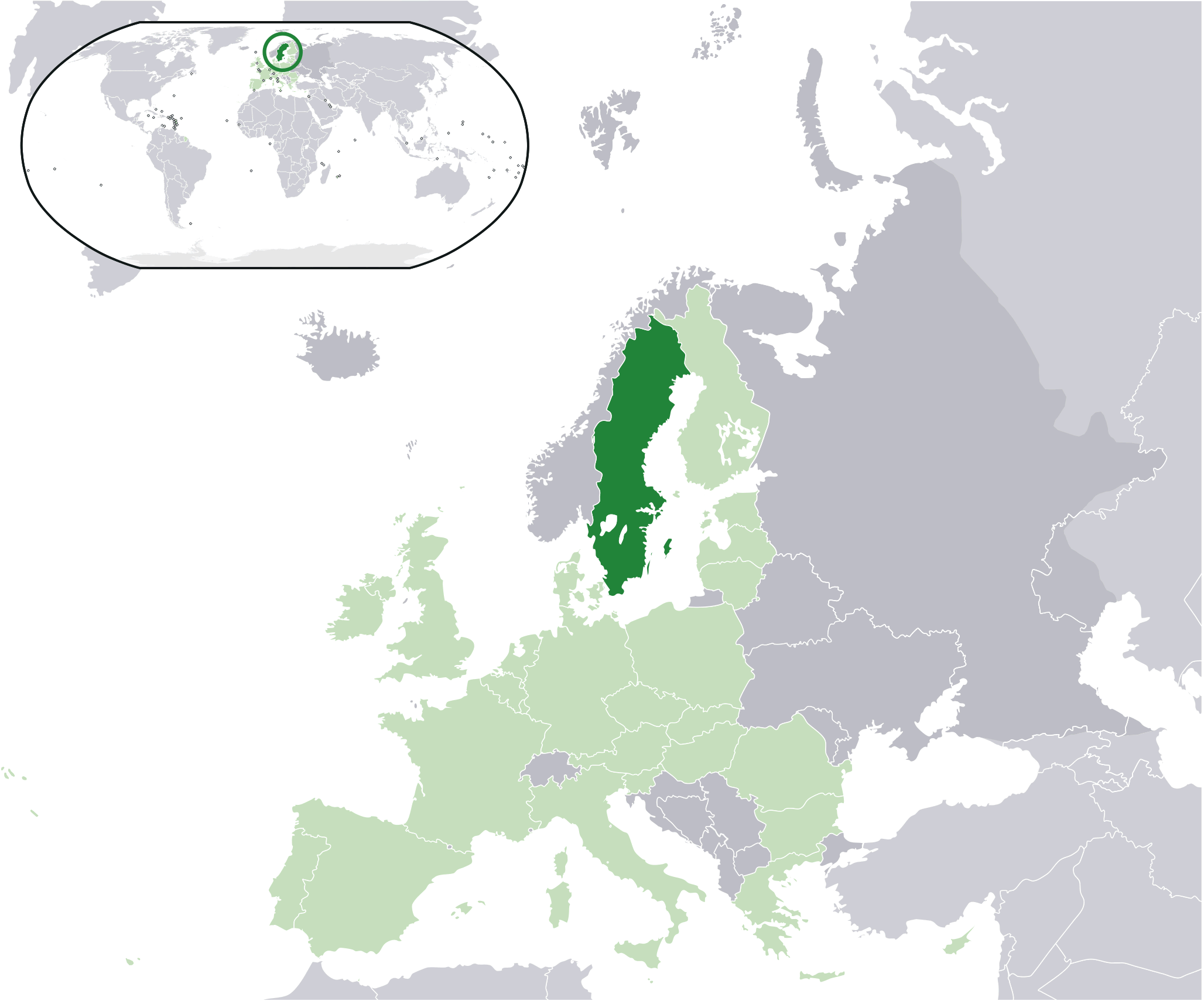 Location Sweden Eu Europe