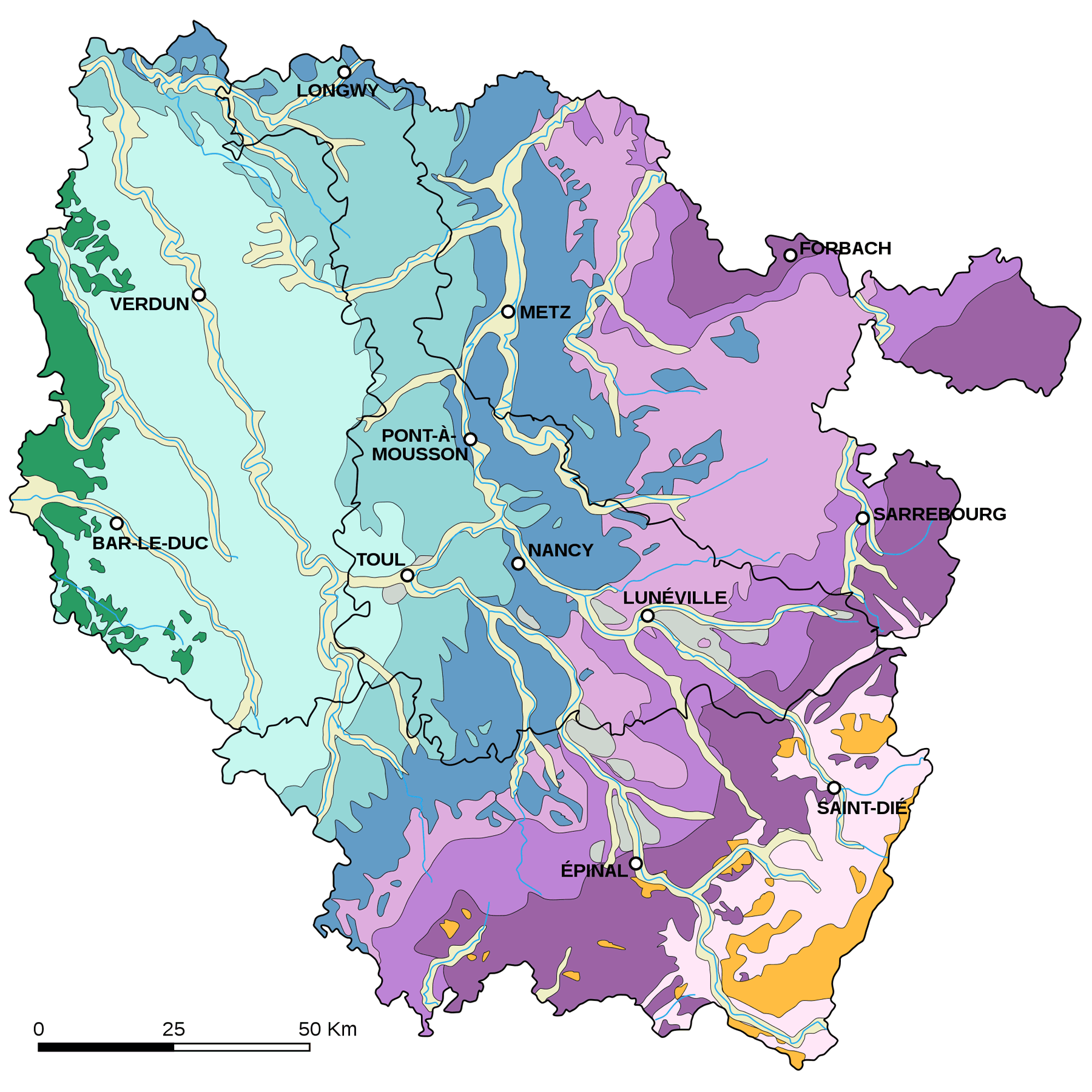 Lorraine Geologic Map