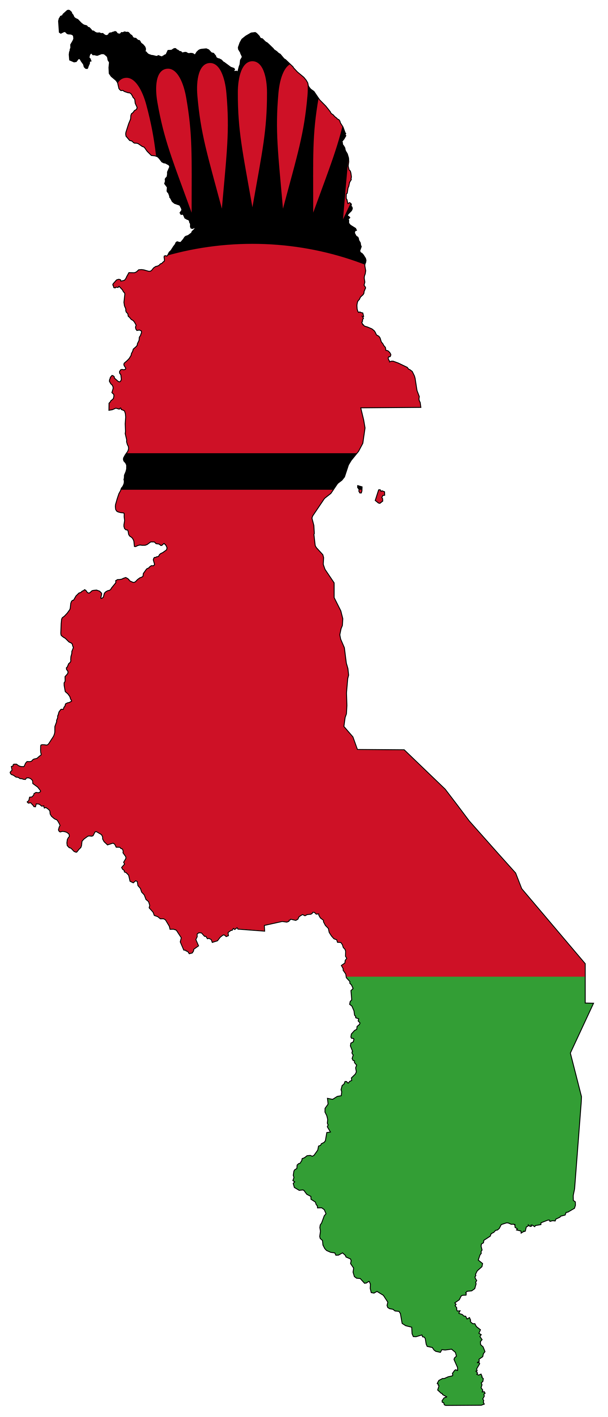 Malawi Flag Map Mapsof