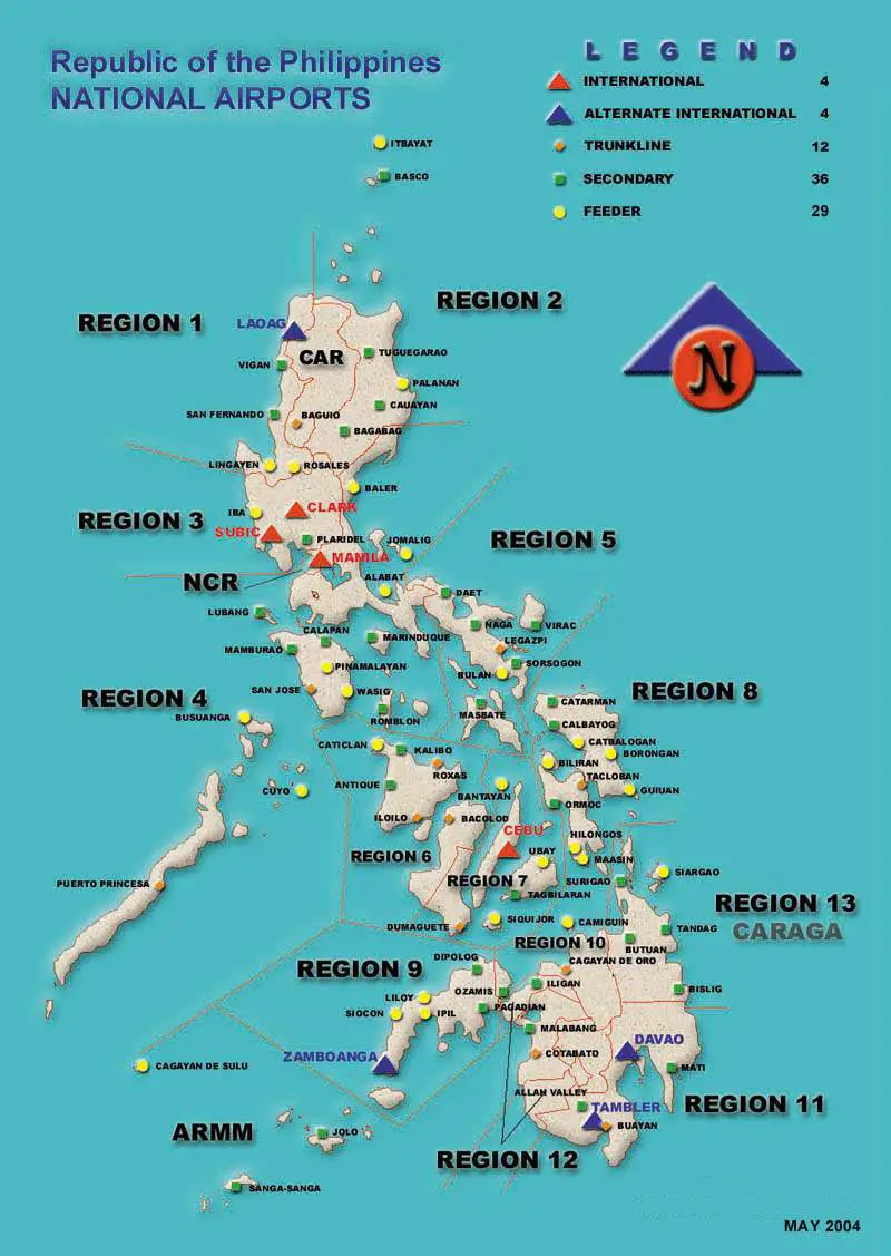 Philippine Airport Map