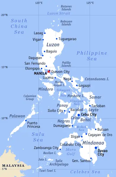 Philippines General Map