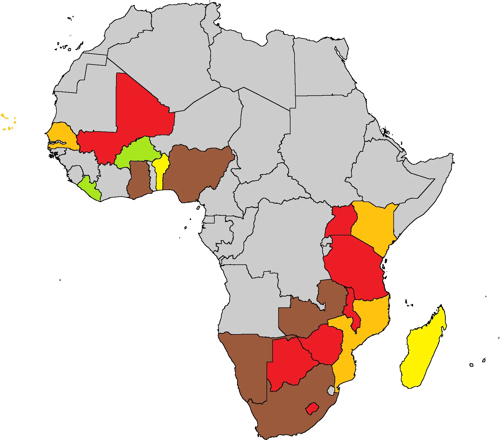 Afrobarometer Survey Countries