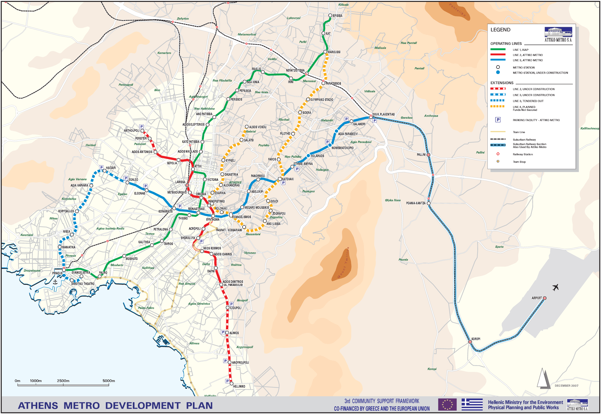 Athens Metro Development Plan