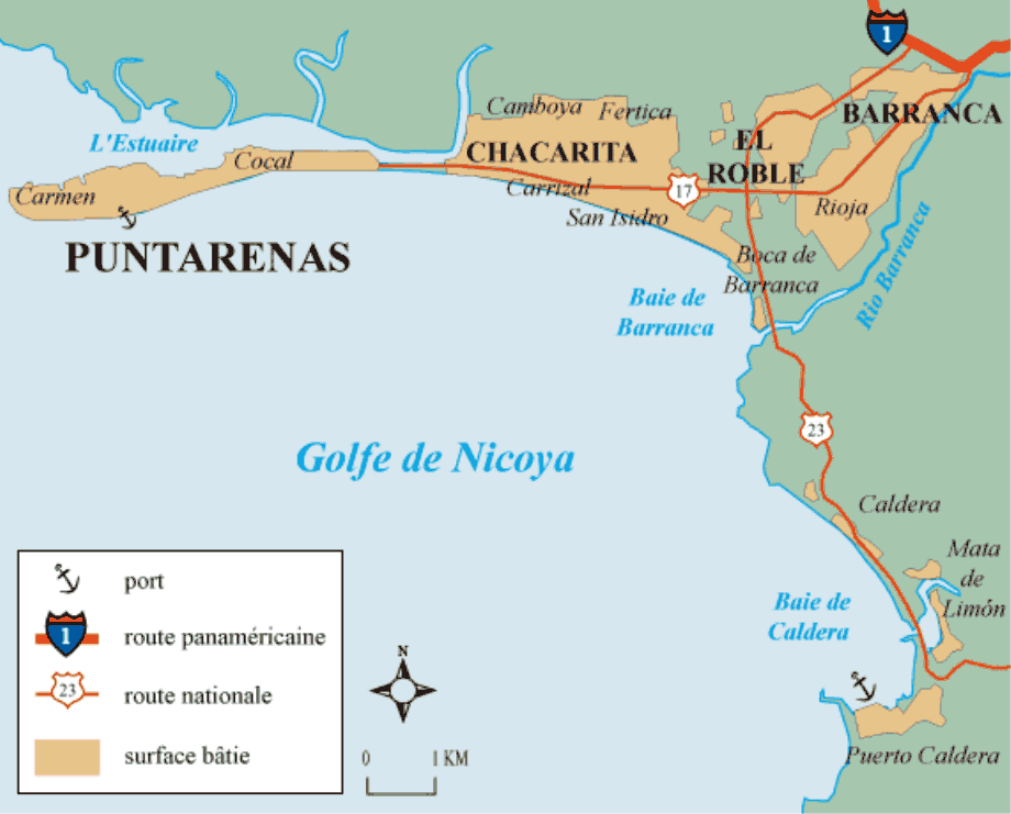 Carte De Puntarenas 3 4