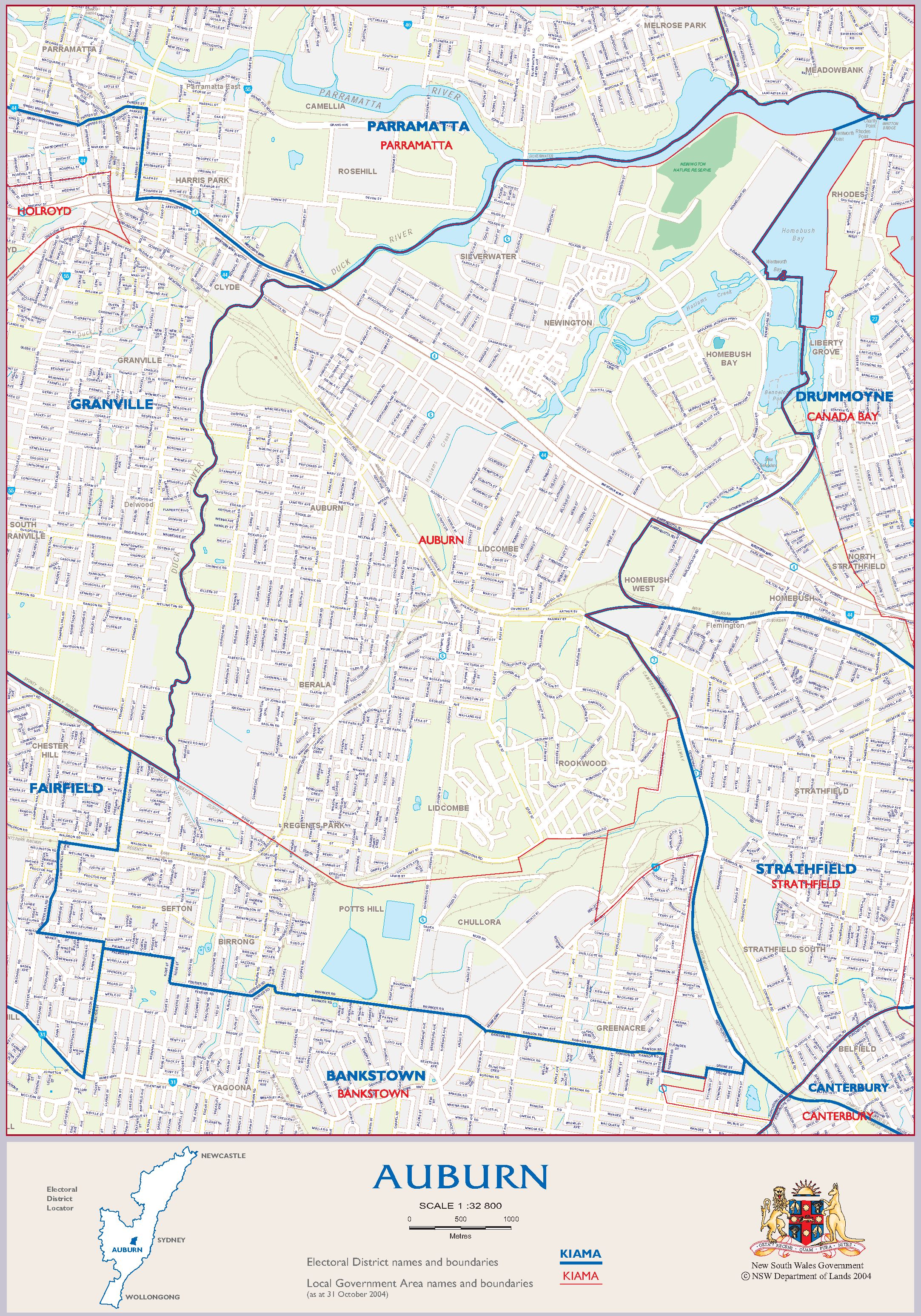 City Map Of Auburn 