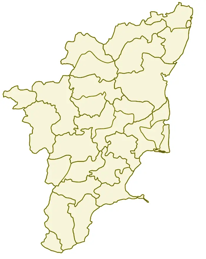 Tamil Nadu District Map Tamil Nadu Political Map Vrogue