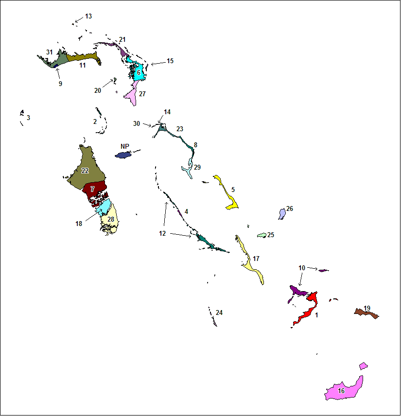 Districts of the Bahamas