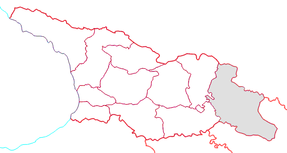 Georgia Kakheti Map