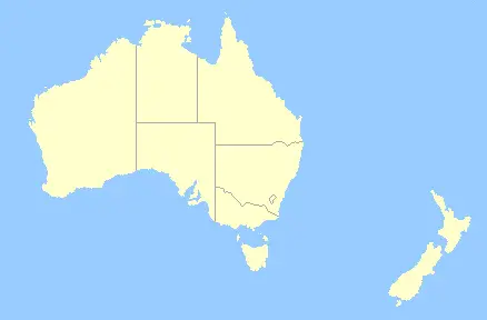 Image Map of Australia And New Zealand