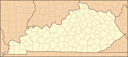 Kentucky Locator Map