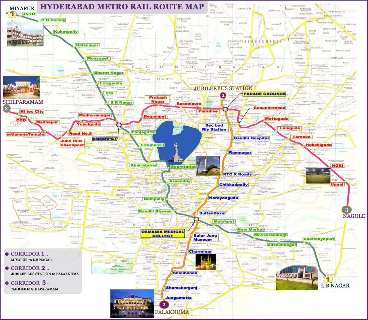 Subway Map Hyderabad Subway Map Map Metro Map