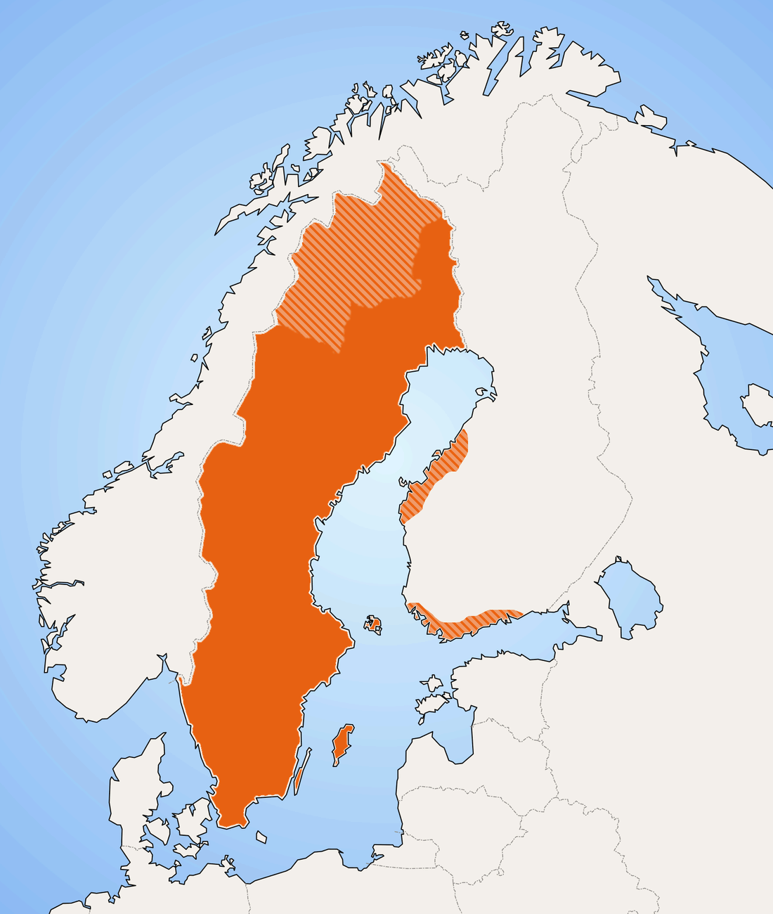 Swedish Language Speakers Map