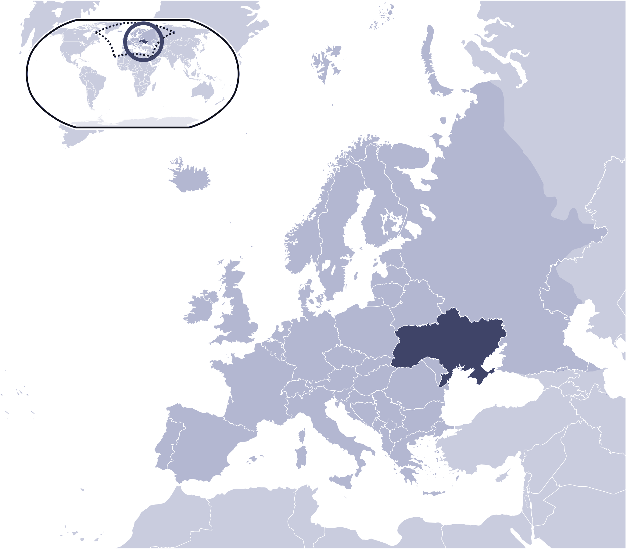 Where Is Ukraine Located