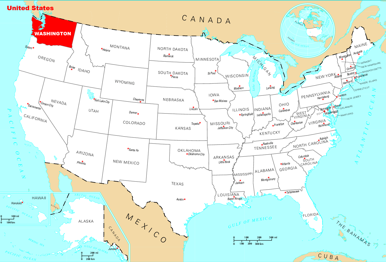 Where Is Washington Located