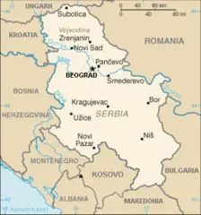 2006 Serbia Cia Wfb Map No