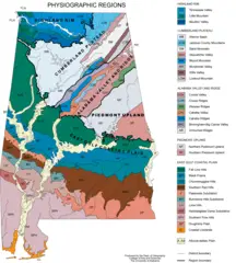 Alabama Physiographic Regions