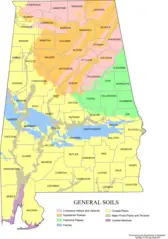 Alabama Map Soils