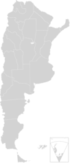 Blank Argentina Map