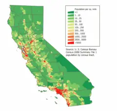 California Population Map
