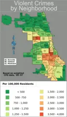 Chicago Weighted Crime Map 05 07