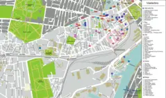 Copenhagen Vesterbro Map