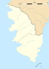 Corse Du Sud Department Location Map