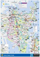 Eastern Australia Transport Map