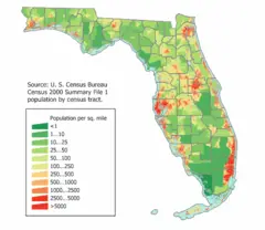 Florida Population Map