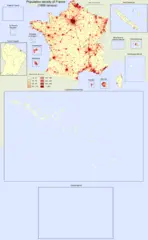 France Population Density Map