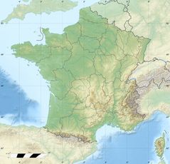 France Relief Map 1