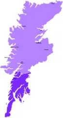 Highlands Scotland Map
