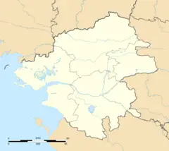 Loire Atlantique Department Location Map