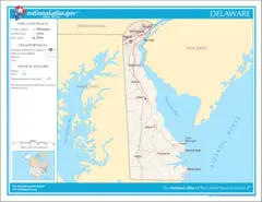 Map of Delaware Na 1