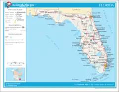 Map of Florida Na