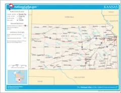 Map of Kansas Na