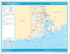 Map of Rhode Island Na