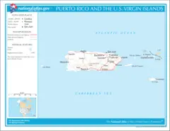 Map of Virgin Islands Na