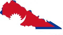 Nepal Flag Map