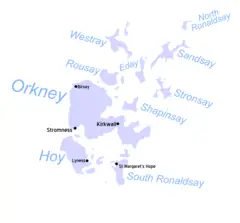 Orkney Scotland Map