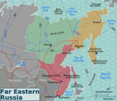 Russian Far East Regions Map