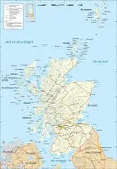 Scotland Map French