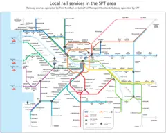 Scotland Metro System Map
