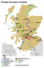 Scotland Rail Map 1