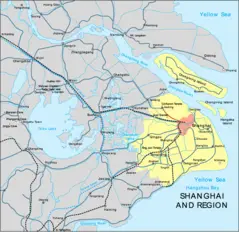 Shanghai Region Map