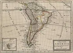 South America Historical Map (political)