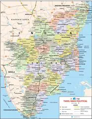 Tamil Nadu Travel Map