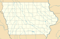 Usa Iowa Location Map