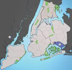 Airports New York City Map Julius Schorzman With Floyd Bennett Field